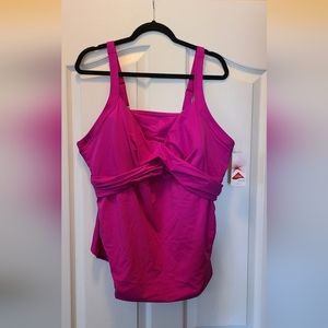 Lands End Tankini Top,  NWT, Size 24